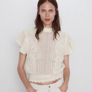 Zara Crochet Top
